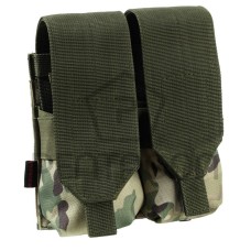 Чехол для магазина Pentagon, MOLLE, MultiCam, двойной