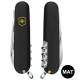 Ніж Victorinox Huntsman Mat 91мм,15функ,чорн.мат,жовт.лого