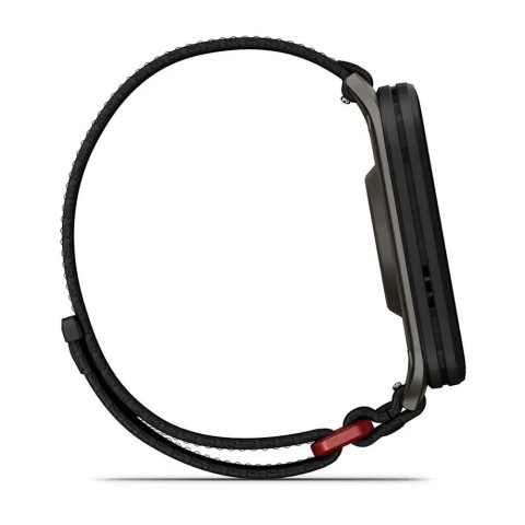 Смарт-часы Garmin Venu X1 черно-сланцевый титан с черным нейлоновым ремешком ComfortFit