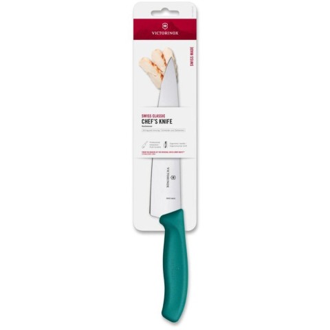 Шеф-ніж Victorinox SWISS CLASSIC 19см зелений 6.8004.19C1B