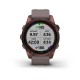 Смарт-годинник Garmin fenix 7S Sapphire Solar темно-бронзовий титановий з глиняно-сірим ремінцем