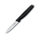 Кухонний ніж Victorinox Paring лезо 8см хвил. з чорн. ручкою