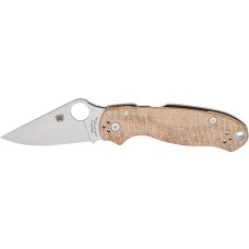 Ніж Spyderco Para 3 Brown Canvas Micarta brown