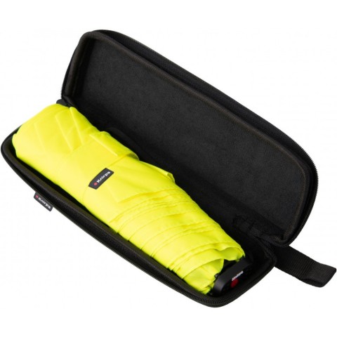 Парасоля Knirps X4U Neon Yellow Мех/Складана/6спиць /D90x21см з EVA чохлом