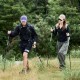 Трекінгова палиця 3-сек. Naturehike Hoar Trek EXT1 CNK2300DS010, 57-120 см, алюміній,  коричнева