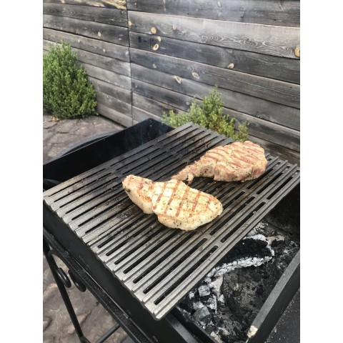 Мангал із дровницею на 15 шампурів 4мм