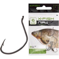 Крючок X-Fish Лещ Трофей #6 (8шт/уп)