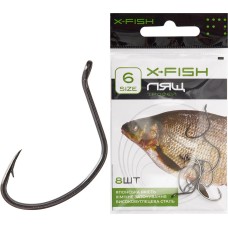 Крючок X-Fish Лещ Трофей #6 (8шт/уп)