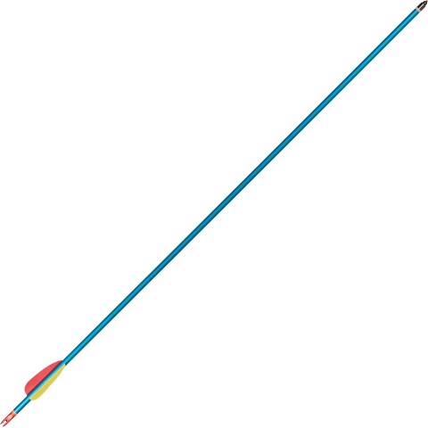 Стрела для лука Man Kung MK-AAL30 , алюминий ц:голубой