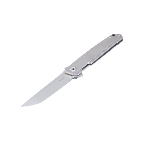 Ніж складаний туристичний Ruike M126-TZ, (9.1 см) steel 154СМ / TC4 (титан) сірий