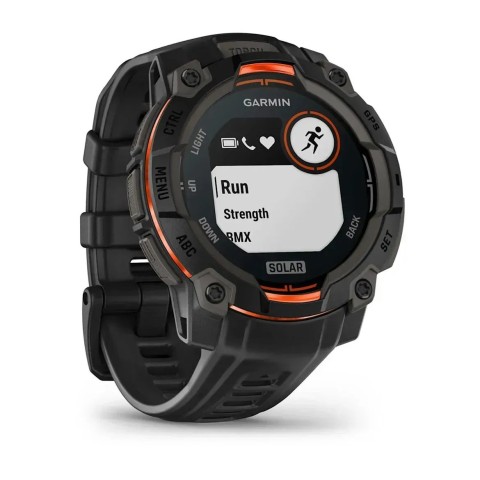 Смарт-годинник Garmin Instinct 3 (45 мм) Solar чорний
