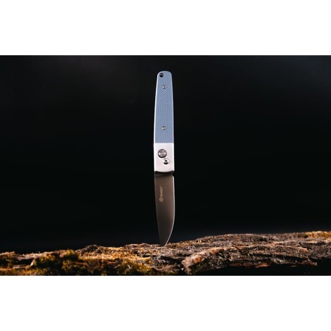 Ніж складаний туристичний Ganzo G7211 (8.5 см) 440С / G10 сірий