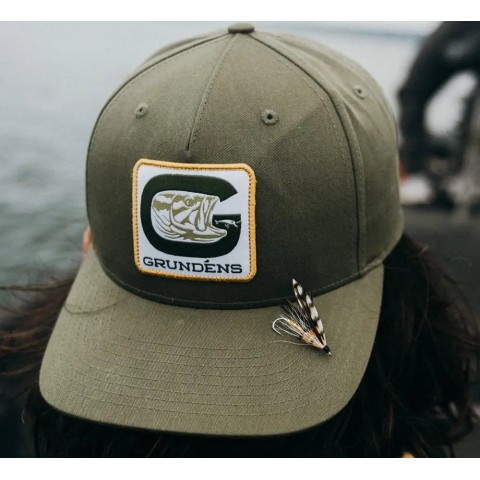 Кепка Grundens G Bass Trucker One size Army Olive