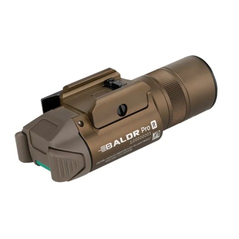 Фонарь с ЛЦУ Olight Baldr Pro R Green Laser Desert Tan