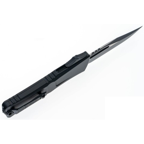 Ніж Microtech Combat Troodon Gen III OTF, bowie tactical, чорний