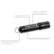 Фонарь-брелок Olight I3E EOS black