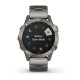 Смарт-годинник Garmin fenix 6 Sapphire титановий з титановим ремінцем