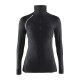 Active Extreme Zip Turtle Neck LS Woman