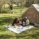 Килимок для пікніка водостійкий Naturehike CNH22DZ14004, 180×200 см, зелений з принтом
