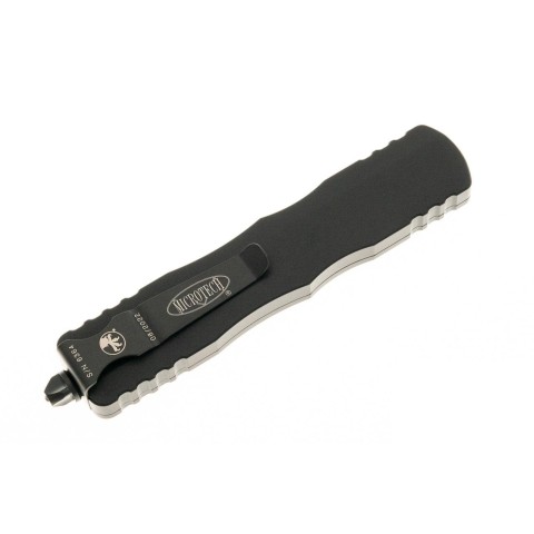 Ніж Microtech Dirac Delta D/E OTF, чорний клинок, чорне руків'я