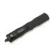 Ніж Microtech Dirac Delta D/E OTF, чорний клинок, чорне руків'я