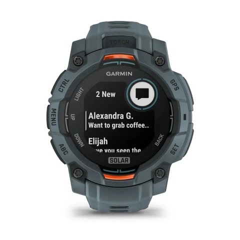 Смарт-годинник Garmin Instinct 3 (45 мм) Solar сутінковий
