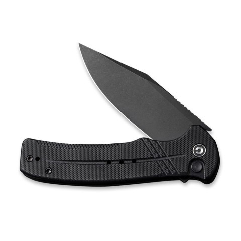 Ніж складаний туристичний Civivi Cogent, (8.8 см) 14C28N / G10 чорний