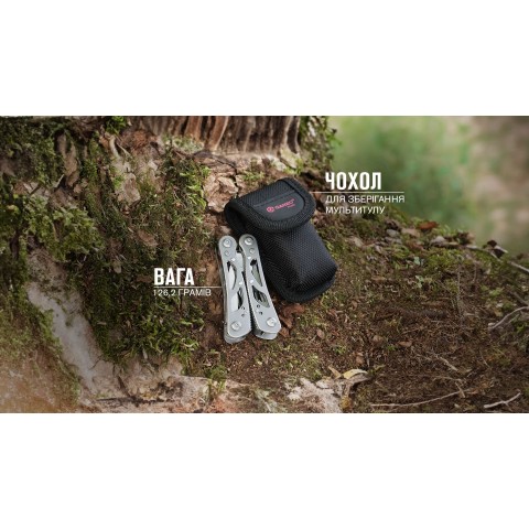 Мультитул Ganzo G104S, (11.4 см) 11 функцій + чохол
