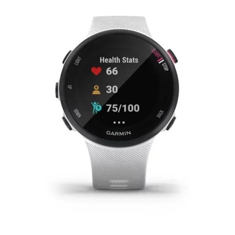 Смарт-часы Garmin Forerunner 45S с белым ремешком
