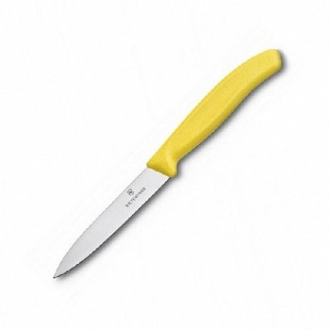Кухонний ніж Victorinox SwissClassic Paring лезо 10см з жовт. ручкою