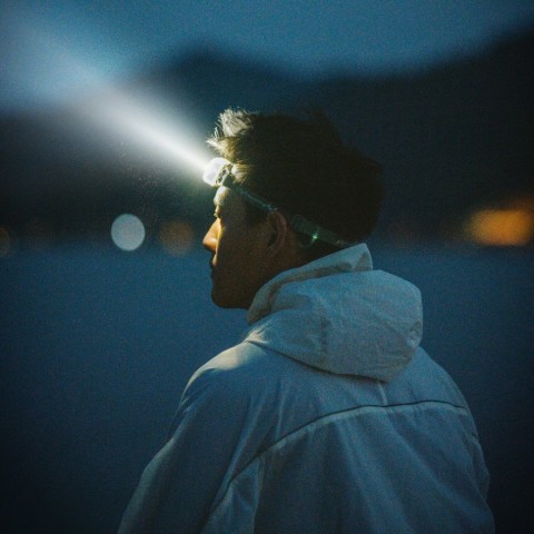 Ліхтар налобний Naturehike CNK2550ZM011, сірий