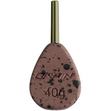 Грузило Brain In-Line Flat Lead 42g 2шт/уп Brown