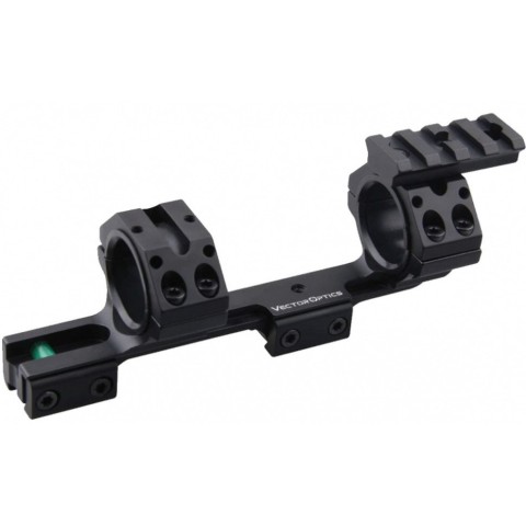 Моноблок Vector Optics 30 мм з бульбашковим рівнем на ластівчин хвіст і планкою Пікатіні зверху