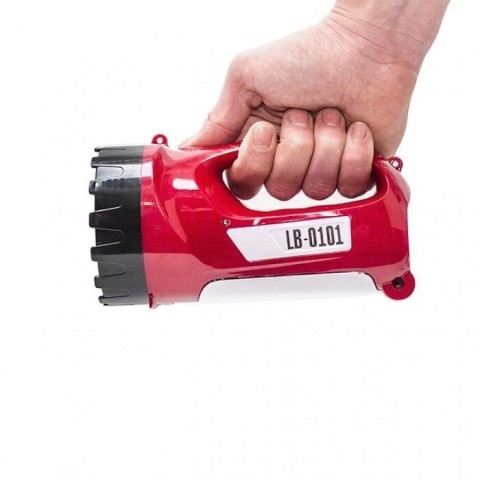 Ліхтар акумуляторний 1 LED 5W+15 SMD INTERTOOL LB-0101 Червоний