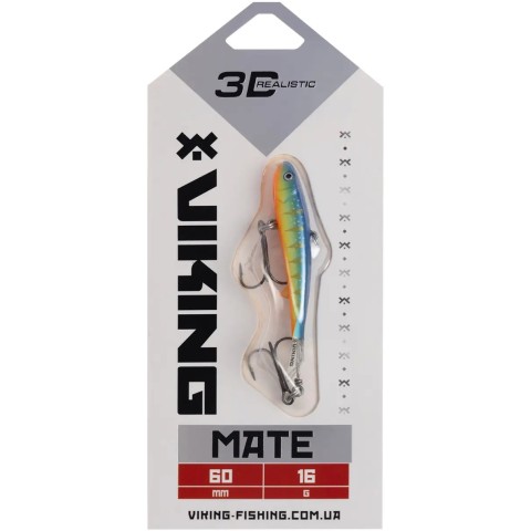Балансир Viking Fishing Mate Ice Jig 60mm 17g #21 Kingfisher Green