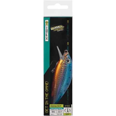 Воблер X-Fish Karas 90F 90mm 22.7g #155 (1.0-1.5m)