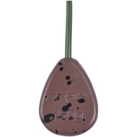 Грузило Brain In-Line Flat Lead 56g 2шт/уп brown