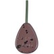 Грузило Brain In-Line Flat Lead 56g 2шт/уп brown