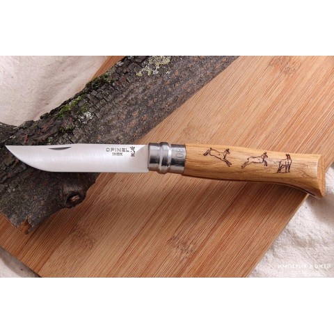 Ніж Opinel №8 VRI Chamois Серна, дуб (002336)