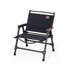 Крісло складане Naturehike CNK2350JJ015, алюміній, чорний