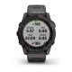 Смарт-годинник Garmin fenix 7X Sapphire Solar карбоново-сірий титановий DLC з титановим вентильованим браслетом