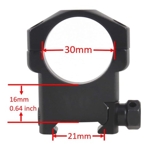 Кольца Vector Optics Mark 30 мм Weaver высокие
