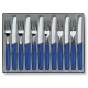 Набор Victorinox, 12 столовых приборов, серрейтор, синий