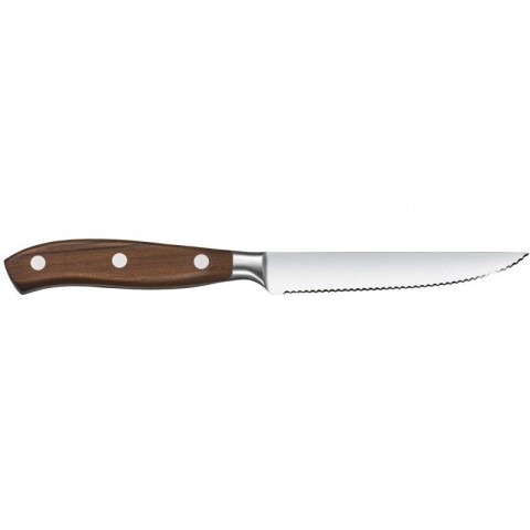 Кухонний ніж Victorinox Grand Maitre Wood Steak Set 2 шт лезо 12см хвил. з дерев. ручкою у подар.упак.