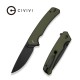 Ніж складаний туристичний Civivi Merit, (8.3 см) 14C28N / G10 темно-зелений