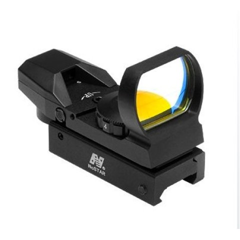 Red Dot Four Reticle Reflex Optic Dot + Bullseye + Cross + Starburst для Picatinny Weaver Rail NcS USA