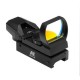 Red Dot Four Reticle Reflex Optic Dot + Bullseye + Cross + Starburst для Picatinny Weaver Rail NcS USA