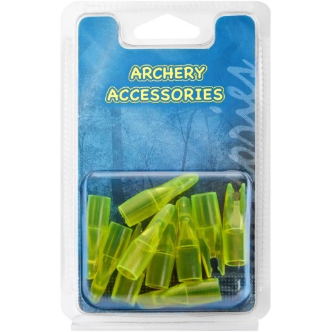 Хвостовик для стрел Man Kung FA-NK для фиберглассовых стрел ( 10 шт/уп) ц:желтый