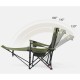 Крісло-шезлонг складане Naturehike CNK2550JJ023 Nightfall T05, сталь, хакі