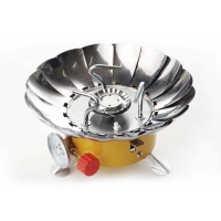 Плита газова портативна СИЛА Тюльпан з захистом від вітру 210х210х100 мм